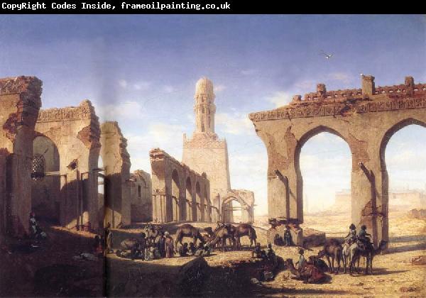 Prosper Marilhat The Ruins of the El Hakim Mosque in Cairo
